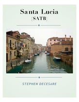Santa Lucia SATB choral sheet music cover